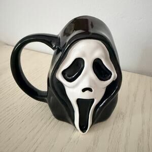 GhostFace Scream Halloween 16 oz. Ceramic Coffee Tea Mug 3D Bioworld Fun world